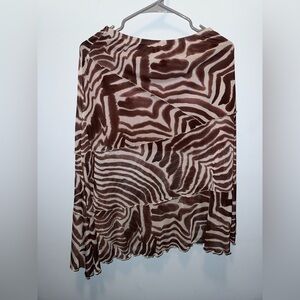 Zebra print skirt NWOT
